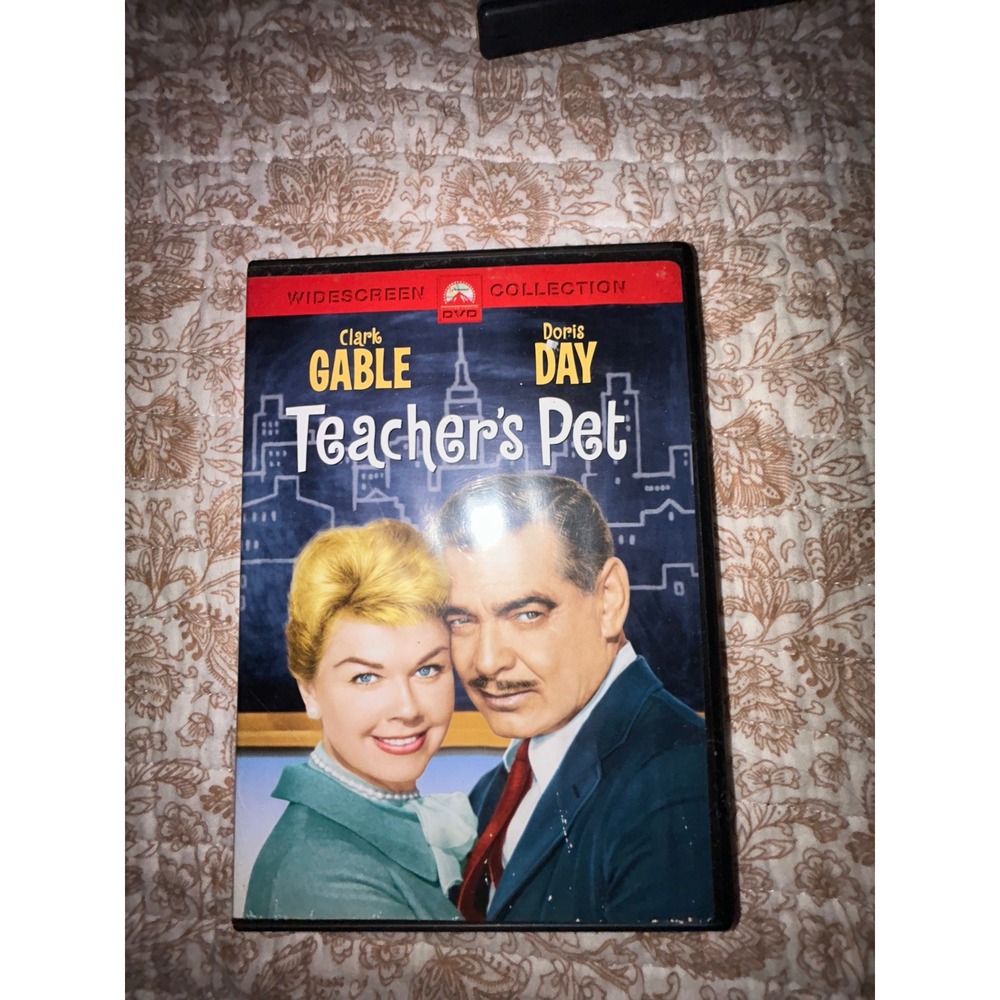 Teachers Pet DVD Clark Gable Doris Day Paramount Widescreen‎  1958 Movie